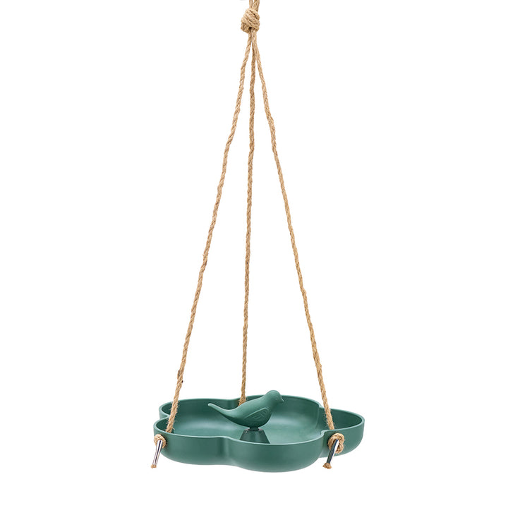 large green bird feeder