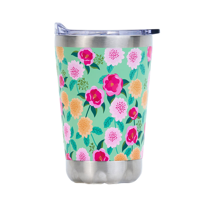 Coffee Mug - Double Wall - Stainless Steel - Design