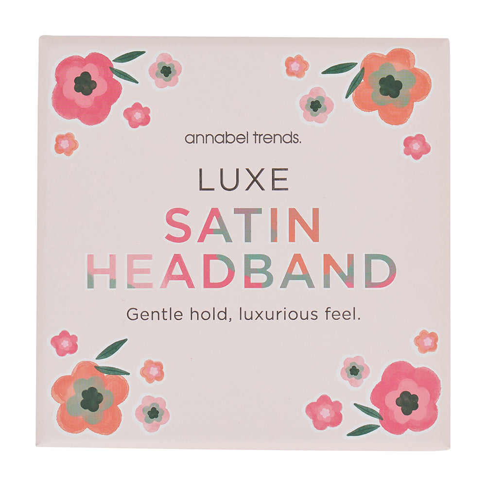 Luxe Satin headband in Pink Quartz