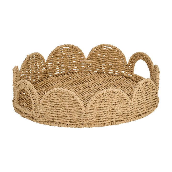 Papier Woven Tray Set - natural