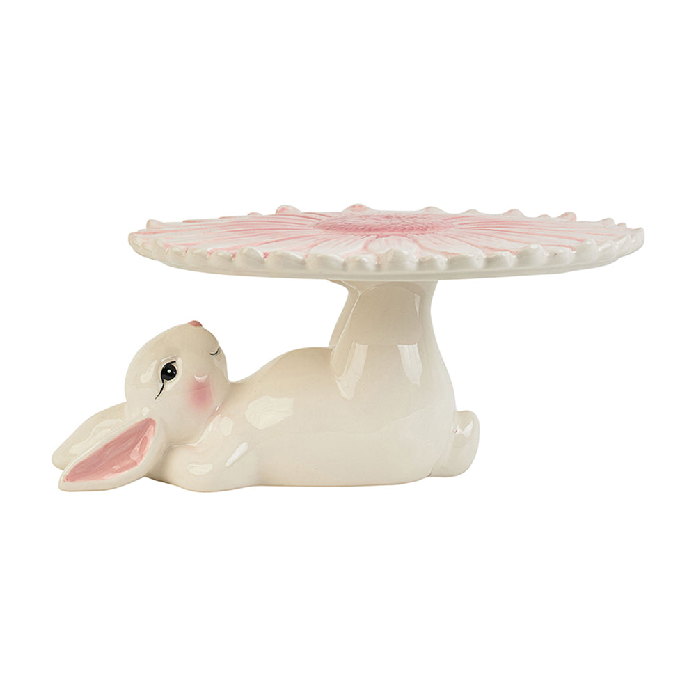 Bunny easter cake stand