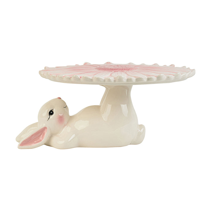 Bunny easter cake stand