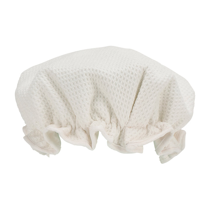 Spa Trends - Waffle Shower Cap - White