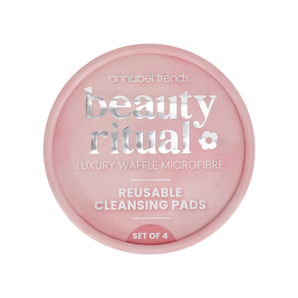 Beauty Ritual - Luxury waffle cleansing pads - dusty pink