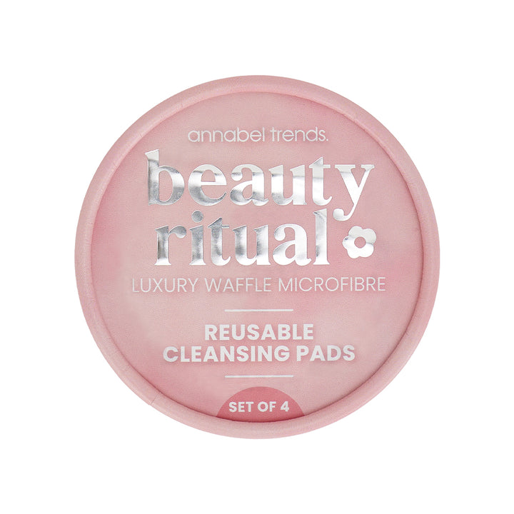 Beauty Ritual - Luxury waffle cleansing pads - dusty pink