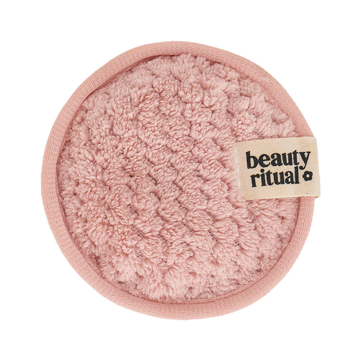 Beauty Ritual - Luxury waffle cleansing pads - dusty pink