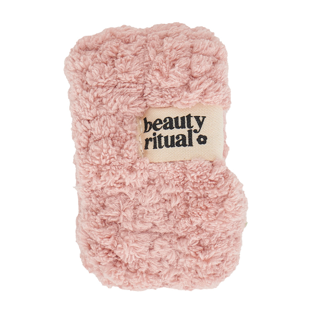 Annabel Trends Beauty Rituals Waffle Microfibre wash set - Dusty pink