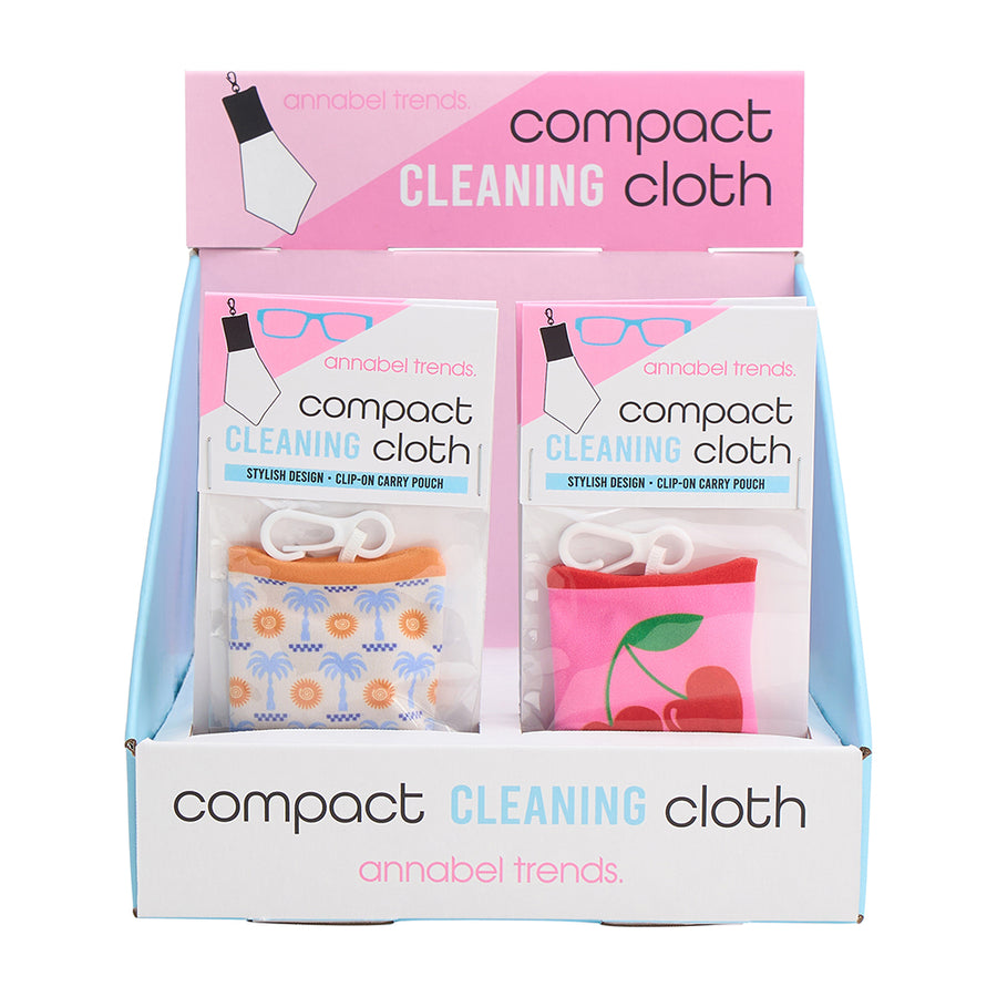 Annabel Trends Compact glasses cleaning cloths counter pack