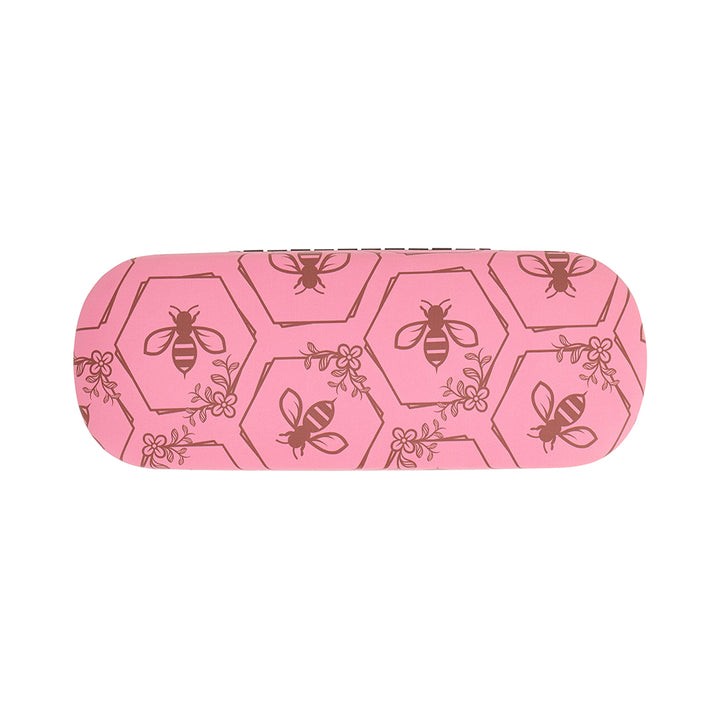 Pink Bee- Glasses Case Combo