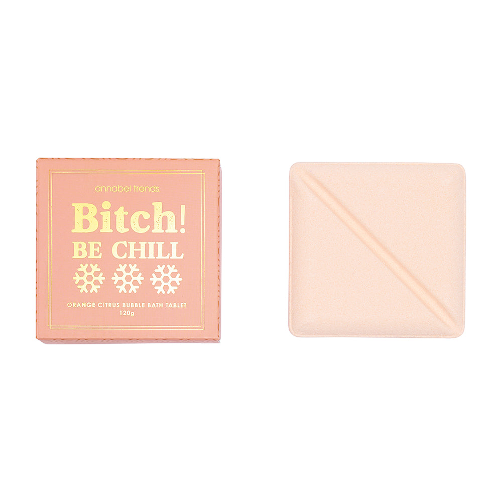 Annabel Trends Counter Pack of Bliss Bubble bath tablets- bitch be chilll