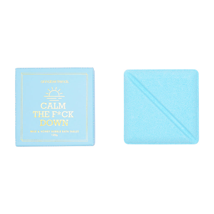 Annabel Trends Counter Pack of Bliss Bubble bath tablets- calm the fuck down