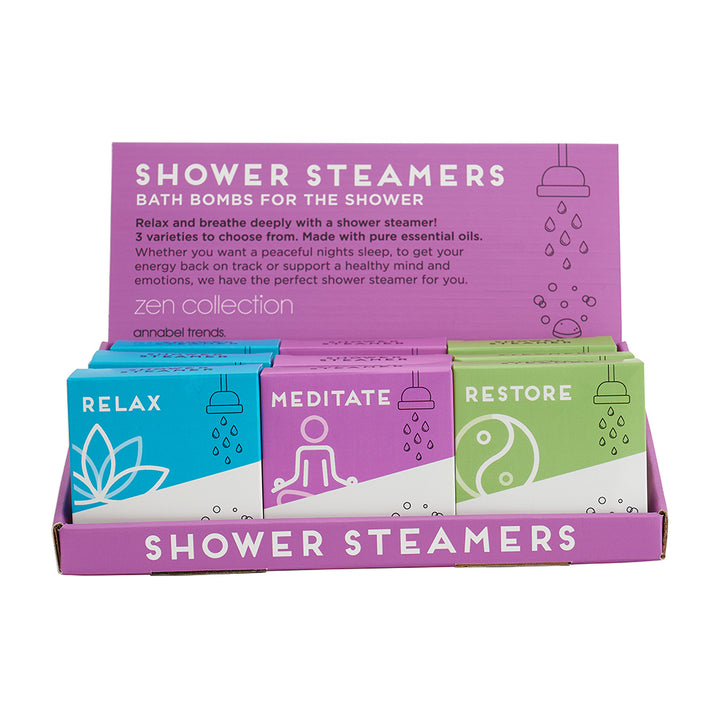 Shower Steamers - Zen - Counter Pack of 18