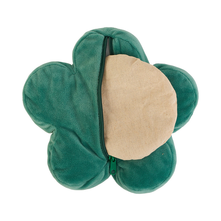 Flower Heatable pillow - Green