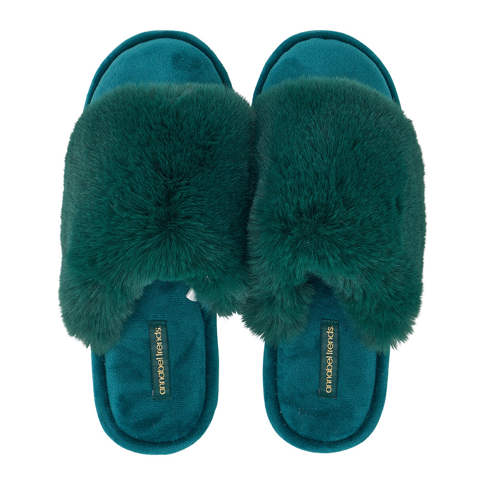 Cosy Luxe slippers - Emerald