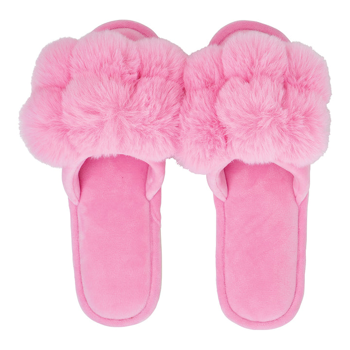 Pom Pom Slipper - Cosy Luxe - Candy