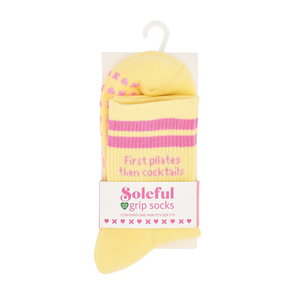 Soleful Grip Socks - 2 Pairs Assorted