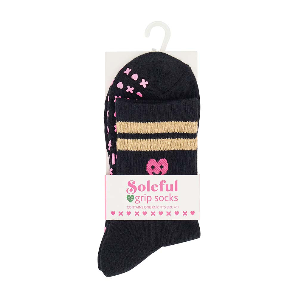 Soleful Grip Socks - 2 Pairs Assorted