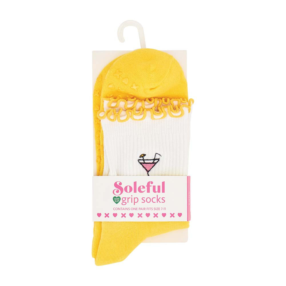 Soleful Grip Socks - 2 Pairs Assorted