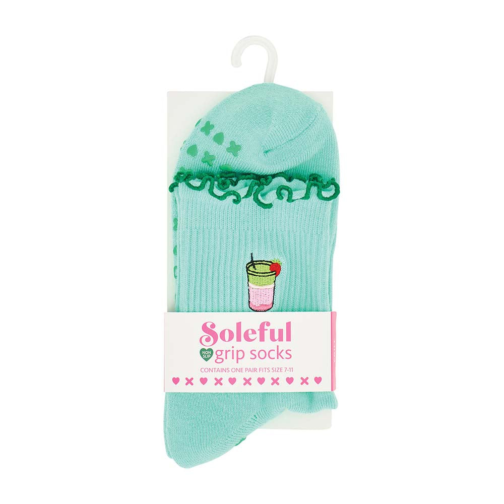 Soleful Grip Socks - 2 Pairs Assorted