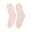 spotty bed socks - pink quartz