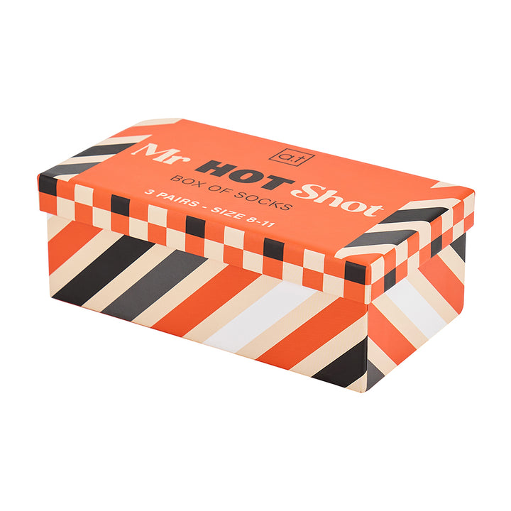 Annabel Trends AT Mens Boxed Socks - 3 pairs - Mr Hot Shot