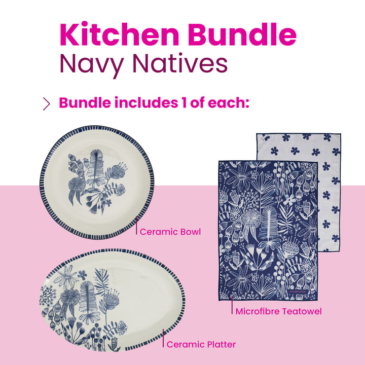 Kitchen Bundle - Navy Natives