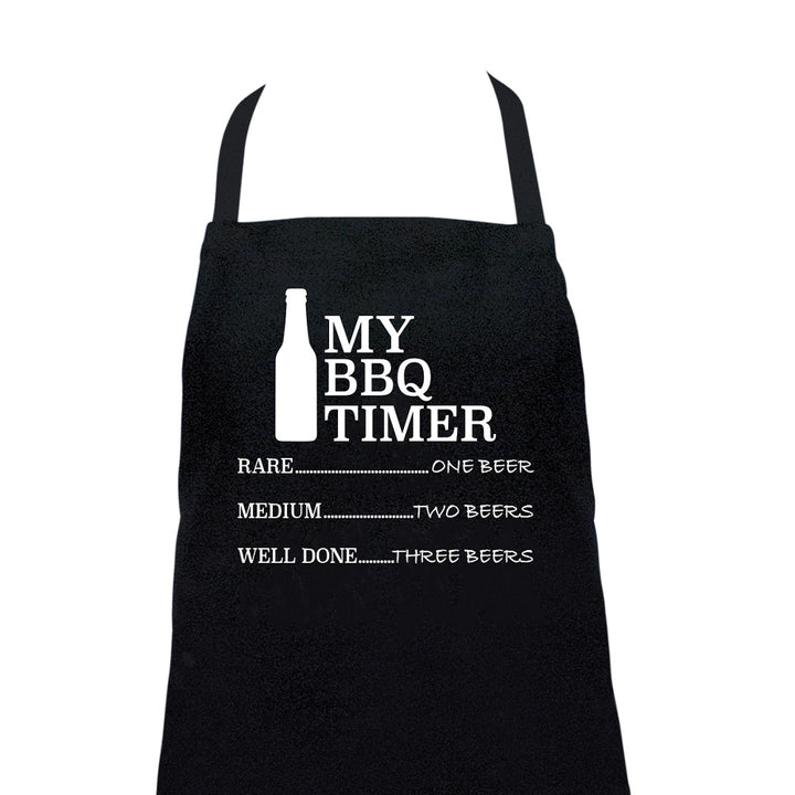 Screen Print Apron - BBQ Timer