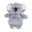 Plush toy koala on a white background