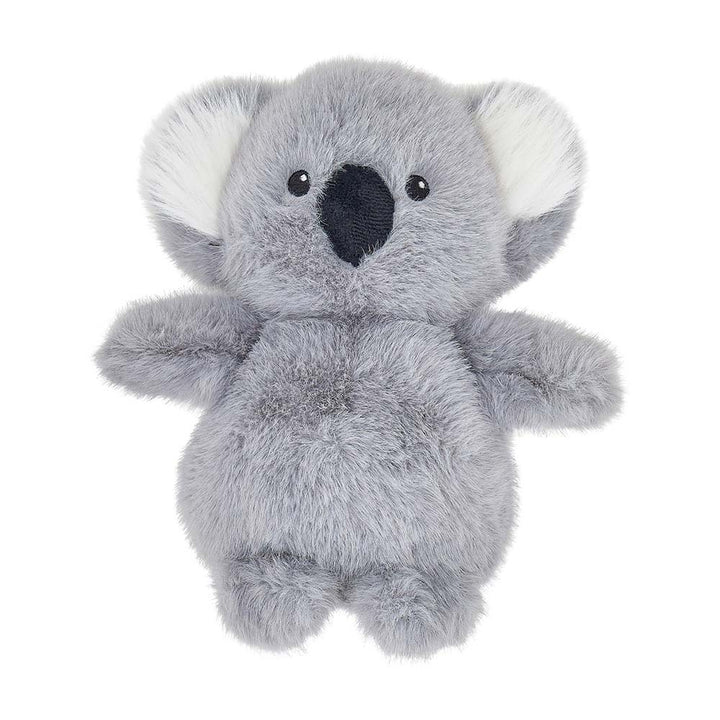 Plush toy koala on a white background