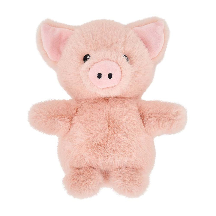Plush pig toy on a white background