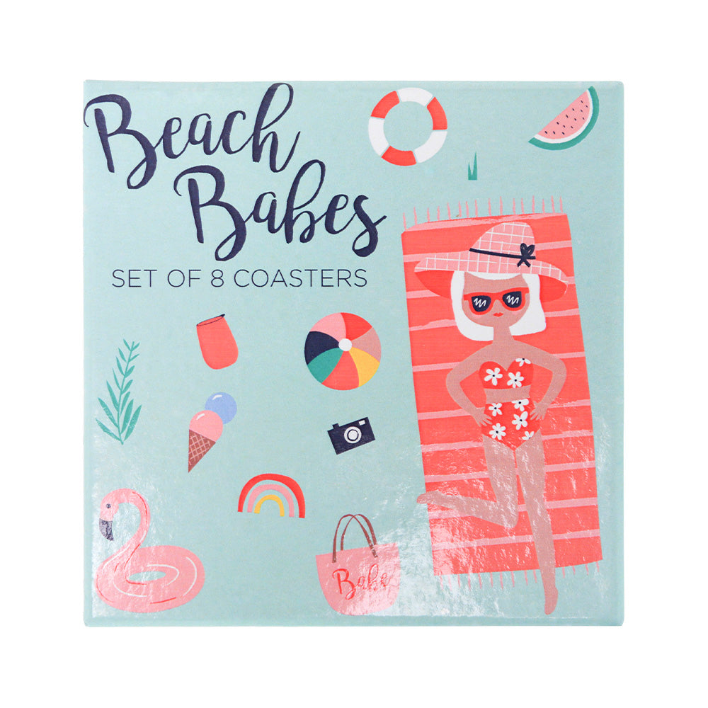 Coaster Set - Beach Babes