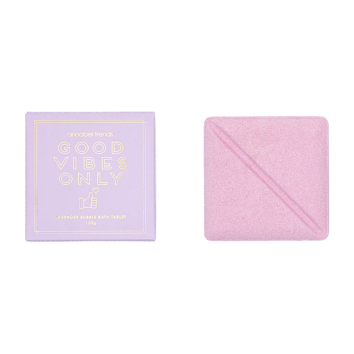 Annabel Trends Counter Pack of Bliss Bubble bath tablets- good vibes only