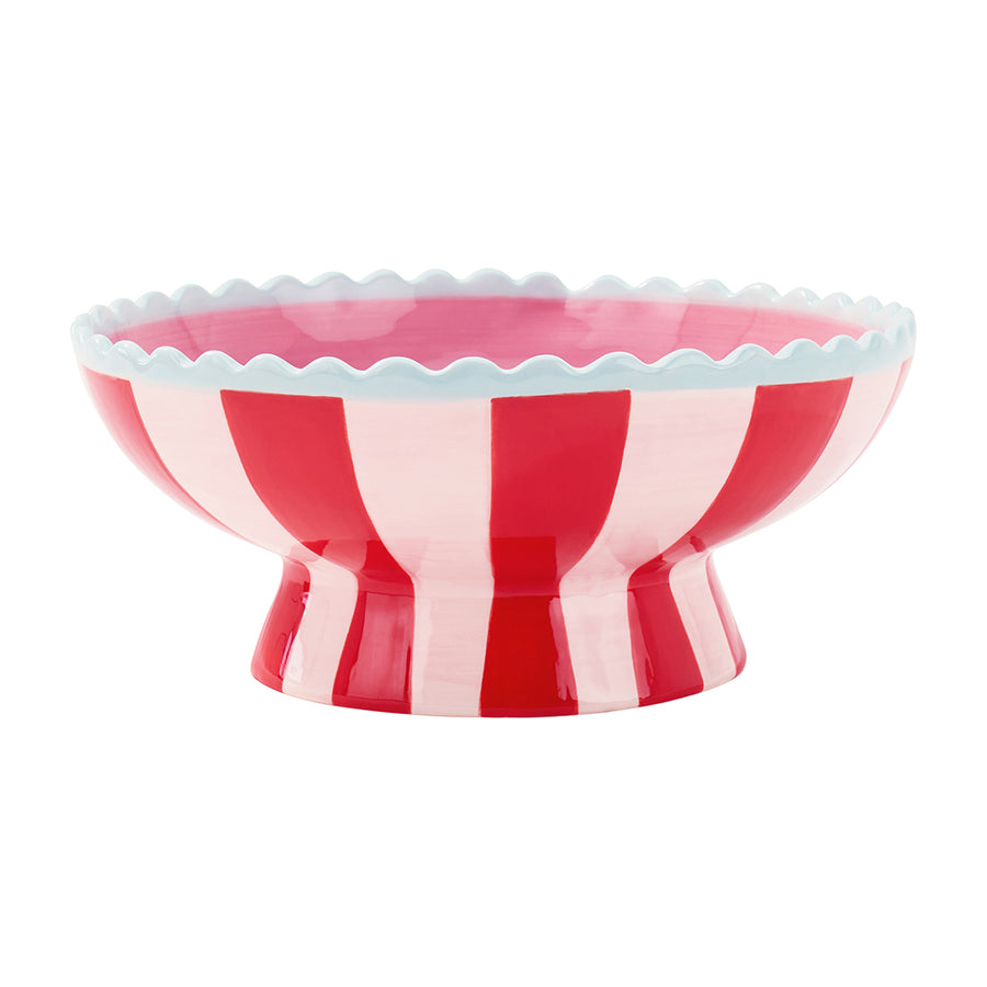 Annabel Trends Red Stripe Fruit Bowl