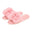 Annabel Trends pom pom slippers in Pink Lemonade