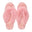 Cosy Luxe Slipper Thongs in Pink Lemonade