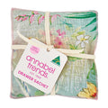 Floral drawer sachet with 'annabel trends' label on a white background