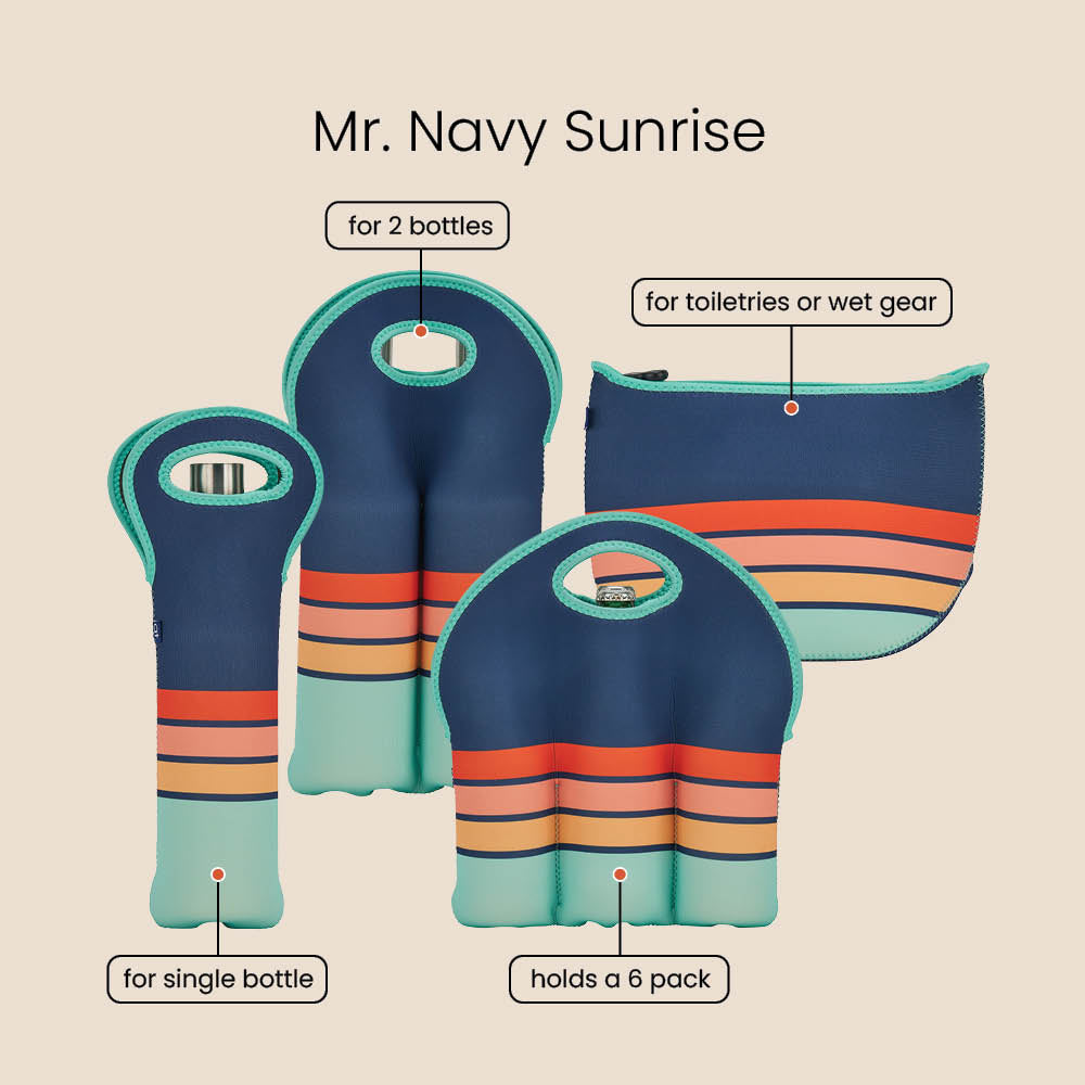 Neoprene Bundle - Mr. Navy Sunrise