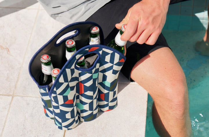 Six Pack Carrier - Neoprene - Geo