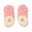 kids fuzzy booties pink with white spots