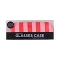 Annabel Trends Glasses Case Combo with Cleaning Cloth in Red Stripe