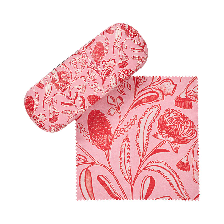 Annabel Trends Glasses Case Combo with Cleaning Cloth in Trailing Natives