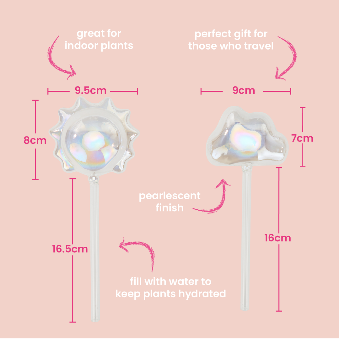 Plant Waterers - Sun & Cloud - Set of 2