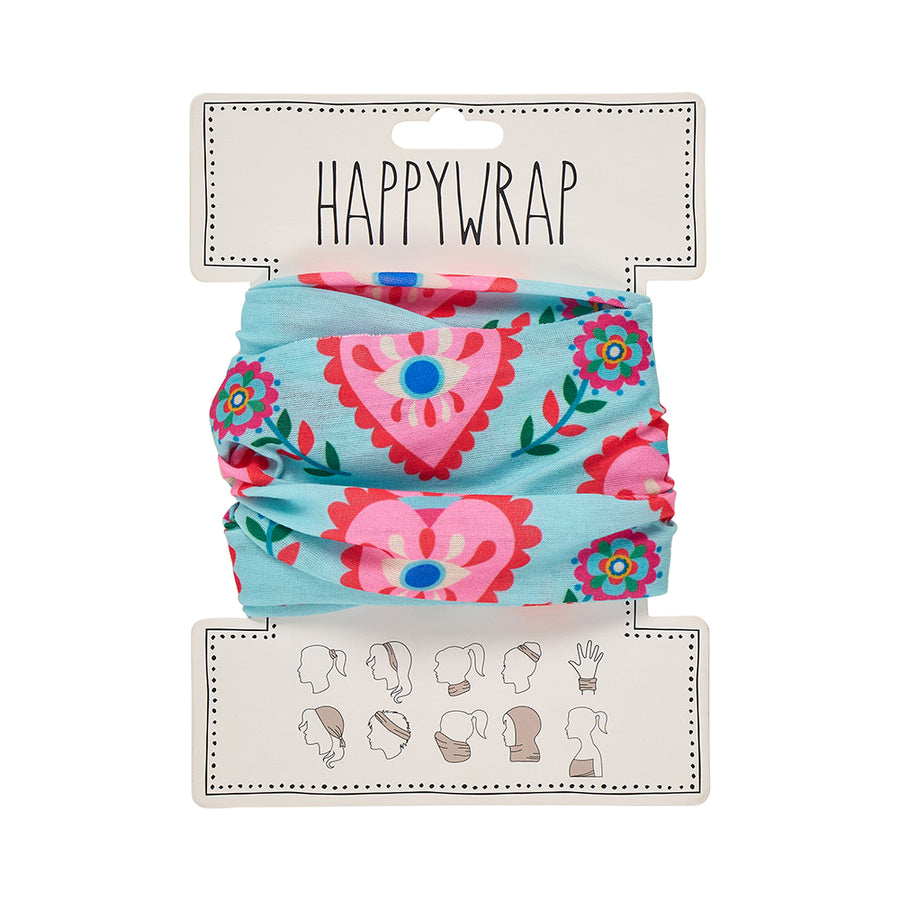 Annabel Trends Happywraps - wear 10 ways - Fiesta Hearts