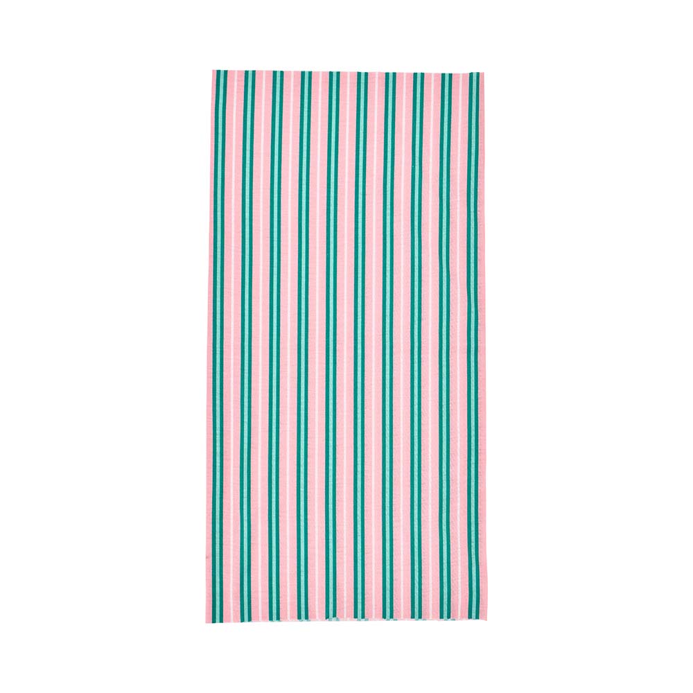 Striped happywrap  with pink and green vertical stripes on a white background