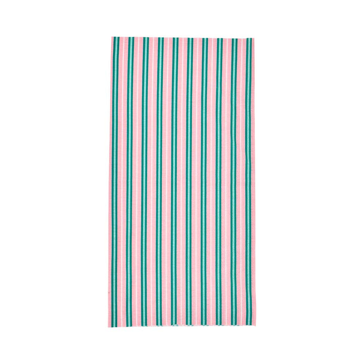 Striped happywrap  with pink and green vertical stripes on a white background