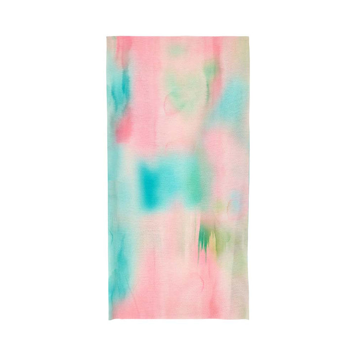 Colorful abstract patterned happywrap on a white background