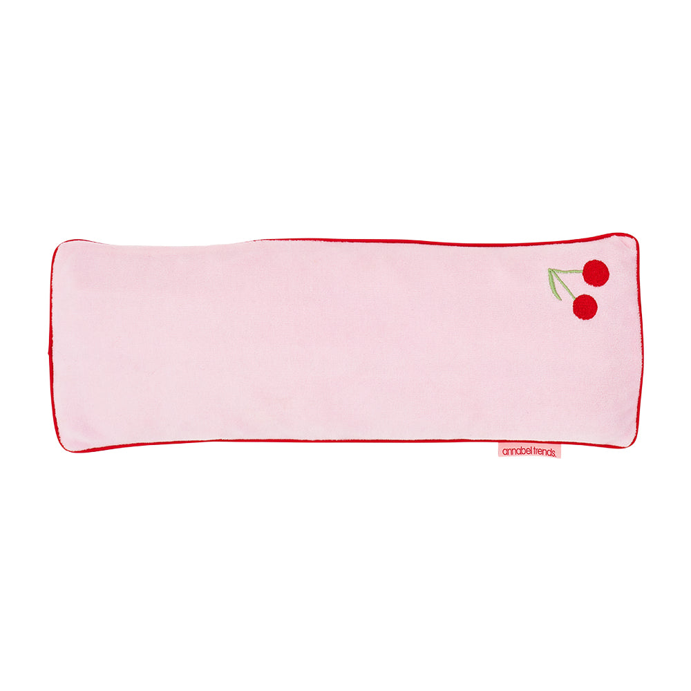 pink velvet cosy luxe heat pillow