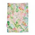 Tropical-themed laundry bag with mermaid design on a white background