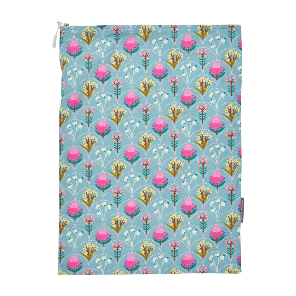 Annabel Trends Cotton Laundry Bag in Wildflower