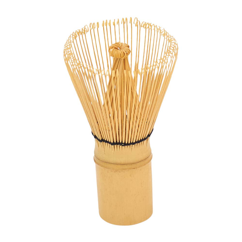 Bamboo whisk on a white background